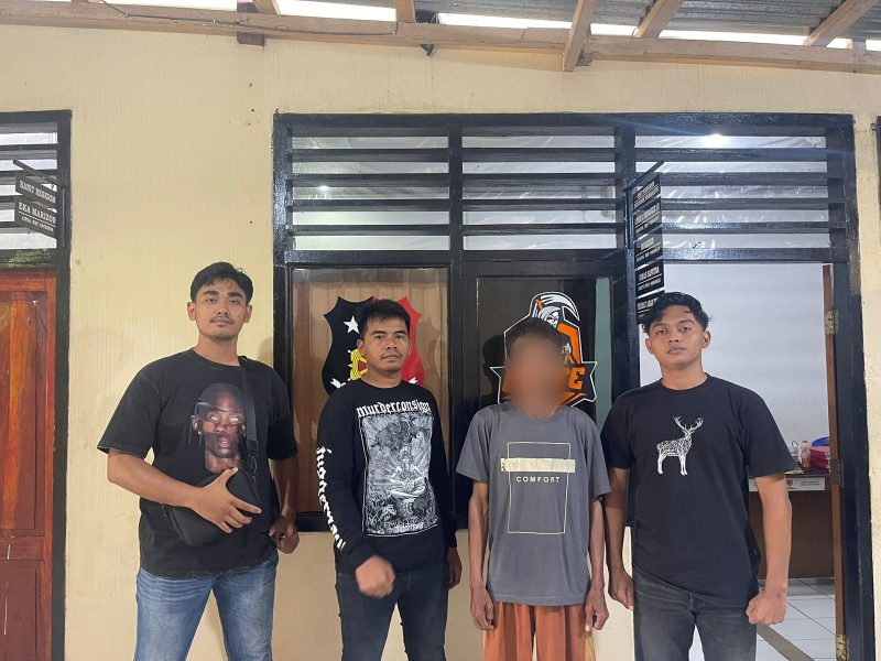 Pelaku Pencabulan Cuci Tiri Yang Berhasil di Amankan Pihak Kepolisian Polsek Ketahun